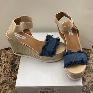 Steve Madden Venus Denim Fabric Espidrille